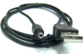 UB-284 USB轉DC1.3 電源線 1米