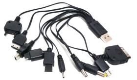 UB-359 USB 1對10 充電專用線