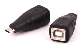 UB-368 USB2.0 B母轉Micro B公轉接頭