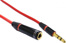 VD-137 3.5公母 3極 高傳真耳機延長線 1.5米