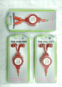 VD-152 超易拉線耳機分享組合包(白)