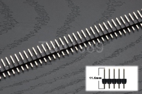 D11 2.54mm排針180度