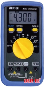 DE-2003 數位型萬用電錶