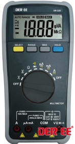 DE-220 數位型萬用電錶