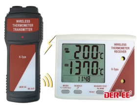 DE-33 無線K-TYPE傳輸溫度計