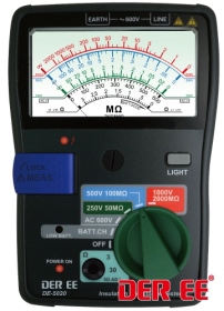 DE-5020 指針式絕緣電阻計