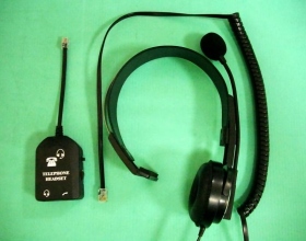 LS-800G 電話機專用頭戴式耳機麥克風