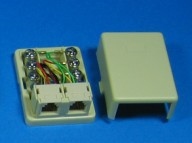 LS-911A4 4芯2孔電話盒
