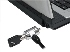 01-NLK110 Esense K110 鑰匙式筆記型電腦防盜鎖