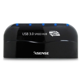 01-USH470 Esense U8 USB 3.0 4埠集線器-2.0A AD