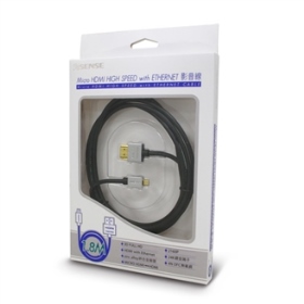 04-MHC180 Esense Micro HDMI HIGH SPEED with ETHERNET 影音線
