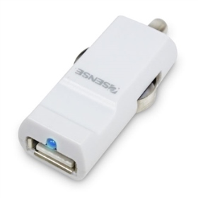 01-EIC390-WH Esense 車用 USB 快速充電組/iPhone C390(白)