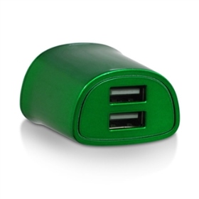 01-EUA922-GN Esense 2.1A 雙 USB 快速充電器(綠)