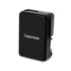 01-EUC811-BK Esense 1000mA Mini 折疊 USB 充電器(黑)