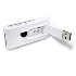 17-FCS957-WH Esense 2S7 USB 3.0 雙SD+雙MicroSD/CF/MS 讀卡機