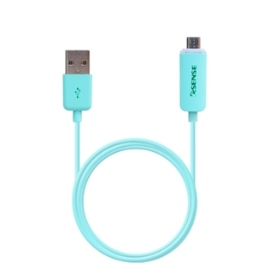 04-UMC101-GN Esense USB to Micro USB LED充電傳輸線(綠)