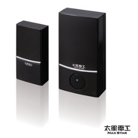 DF678B SKANDIA 簡約音樂門鈴(插電式 黑)