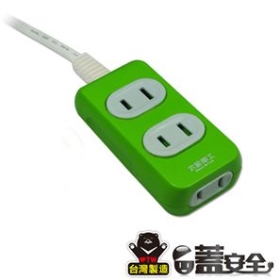 OC20309 彩色安全三孔延長線 2P 11A 9尺