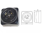 LK2320K-1 引掛式明插座 3P 20A 250V