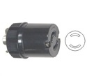 LK5220-1 無橡膠套中間插座 2P 20A 250V