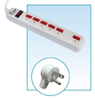 PSK-3016C 1開6插電腦延長線 6尺