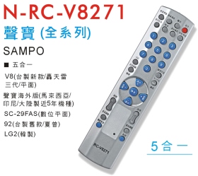 聲寶全系列傳統電視遙控器