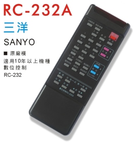 三洋傳統電視遙控器