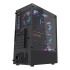darkFlash DK300 ATX電腦機箱 內附4個12cm固光風扇  玻璃側板  支援24公分冷排